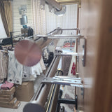 Channel Rod Single Wall L Brackets 28 mm 1 1/8" ( Set of 2 ) H-Rail