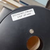 1 Piece Snap Carrier 1785 - 2 5/8" Spaced 60% Fullness for Ripple Fold Drapery