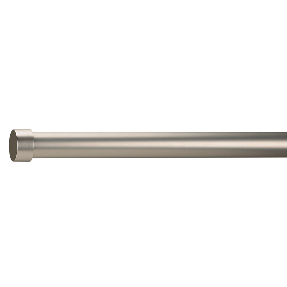 Umbra Cappa 1-1/4 in. Dia Double Rod 72 in. - 144 Wide in. in Nickel / –  The Drapery King Toronto, image size:1000x1000