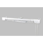Design White Heavy Duty Traverse Rod (Center Open) 156 to 228"