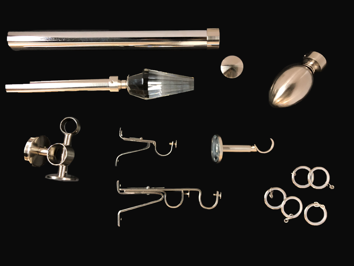 Drapery Rods Hardware Types Hardware, Curtain Rods – The Drapery King Toronto