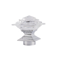 Aztec Acrylic Finial for 1 3/8" Curtain Rod ~ 35 f16