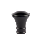 Trumpet 35F9 Finials, 1 3/8 diameter 35mm Matte Black ( Set of 2 )