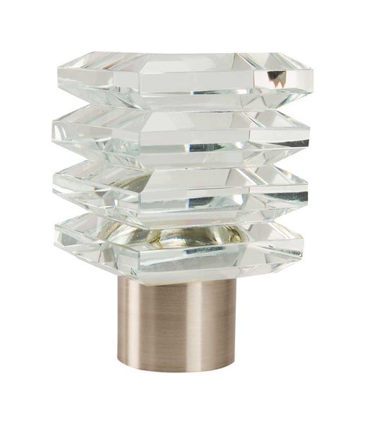 28F5 | S S -SATIN SILVER, 1 1/8 diameter 28mm / Brushed Nickel ( Set of 2 ), Drapery King Toronto