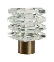 28F5 | A B - ANTIQUE BRASS, 1 1/8 diameter 28mm / Brushed Nickel ( Set of 2 )