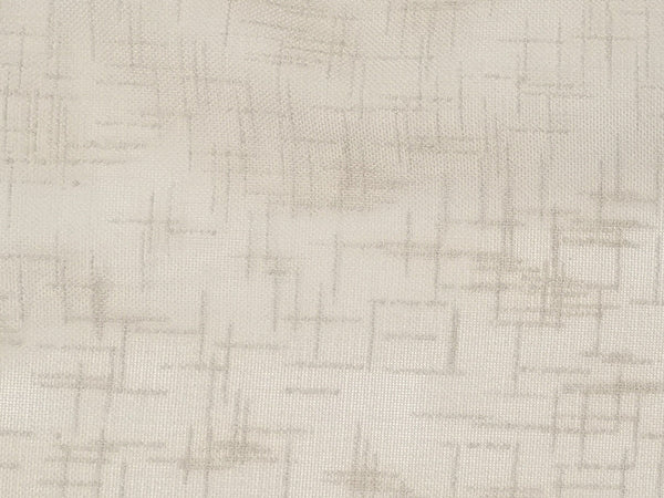 Bahamas Linen Text Sheer "Taupe" (130" Euro Hem) - FIRE RETARDANT, can/ ulc s-109