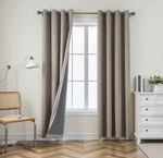 Ready Made Grommet, Curtain, Blackout Dapery Panel 52 x 95