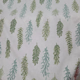 Woodlands Inspired by organic shapes and the natural beauty of trees, this design reflects the depth that nature offers. By using a variety of tones within a single color and combining printing and embroidery techniques, a striking dimensionality is formed in this pattern.