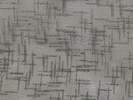 Bahamas Linen Text Sheer "Gray" (130" Euro Hem) - FIRE RETARDANT, can/ ulc s-109