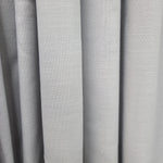 Linen Text Lined Window Curtain Panel  144W  X 96L  Gray Room Darkening / Box Pleat