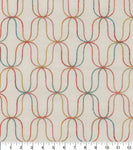 Acoustic Embroidery CL Retro Drapery Upholstery Fabric by PK Lifestyles and Novogratz