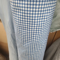 Blue Gingham 100% Cotton  54 inch Wide Plaid