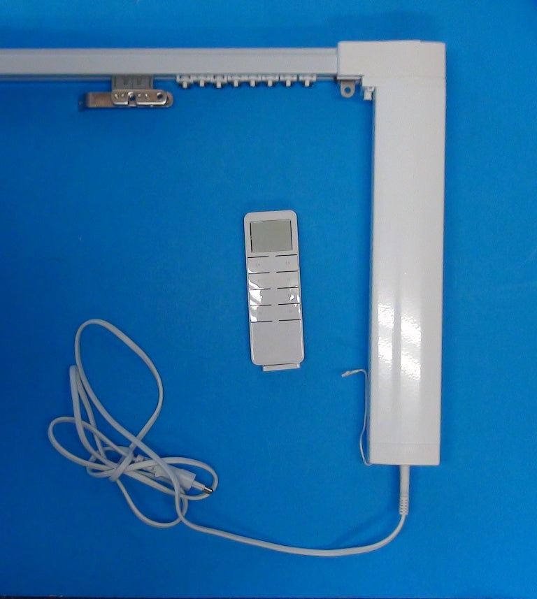 Custom Motorized, Automated, Wave Pleat Track 108 Inches Wide – The ...