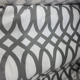 Cotton print drapery fabric geometric