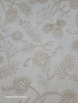 Pleasure Garden Color Hemp, Embroidered Fabric,