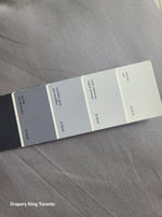 Linen Blackout Window Curtains Grommet Panel Color Gray 100 W x 96 L
