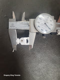 Two Piece Black Snap Carrier With Wheel Spaced 80% Fullness