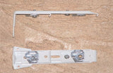 Design White Heavy Duty Traverse Rod Double Center Support 2075