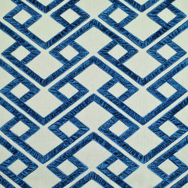 Portico Horizon Global Geometric Blue, Drapery King Toronto