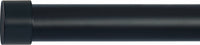 End Cap Finials, 1 1/8 diameter (28mm) Matte - Black ( Set Of 2)