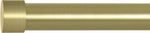 End Cap Finials, 1 1/8 diameter (28mm) Satin Brass / Matte Gold