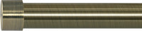 End Cap Finials, 1 1/8 diameter (28mm) Antique Brass (Set of 2)