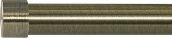 End Cap Finials, 1 1/8 diameter (28mm) Antique Brass