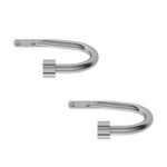 Umbra® Cappa Holdbacks in  Nickel Steel (Set of 2) Drapery King Toronto