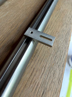 Channel Rod / H- Rail Ceiling Brackets By Drapery King Toronto 28mm