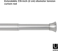 Chroma Tension 7/8'' Rod 54" - 90" Nickel