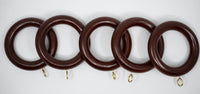 1 3/4" Wood Rings (14 rings) Mahogany