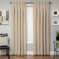 Claudia Back Tab Lined/Interlined Panel, inverted pleat 108" Long
