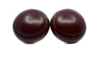 Wood End Cap Finial For 1 3/8" Wood Pole, Color F83 Mahogany (SET OF 2)