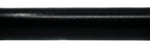 6 Foot 2" Victorian Wood Pole Black (50mm)