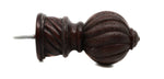 Julius Finial 1 3/4" For Wood Mahogany