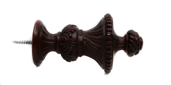 Colosseum Finial 1 3/4" For Wood Mahogany