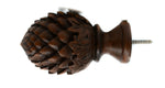 Pine Finial 1 3/4" For Wood Mahogany