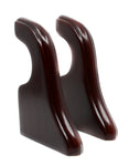 2" Wood Pole Bracket (50mm) Mahogany 3 1/2" Projection (Set of 2)