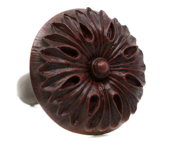 Rose Tie Back Mahogany