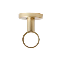 Short ceiling, Wall Bracket ( Matte Black )  1 1/8" diameter (28mm)