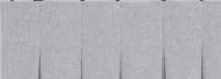 Curtains, Blackout Inverted Pleat Panel, Color Gray 150"W X 95"L (Set of 2)