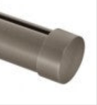 End Cap Finials, 1 1/8 diameter (28mm) Dark Pewter