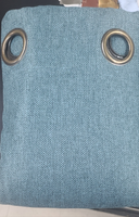 Curtain Panels 100 x 84 Inch Long Grommet Privacy (Set) Blue