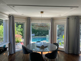 Bay window Curtain Rod 36, 96, 36