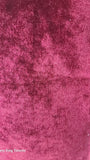 54" Wide Fabric Crushed Velvet Color Cranberry, 0135000XXXD/R