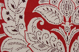 Duralee Fabrics Betsy Red at drapery King Toronto while supplies last  647-219-1714