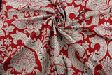 Duralee Fabrics Betsy Red at drapery King Toronto while supplies last  647-219-1714