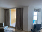 Curtains, Blackout Inverted Pleat Panel, Color Gray 150"W X 95"L (Set of 2)