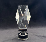 Crystal Curtain rod finial 1 3/8" diameter 