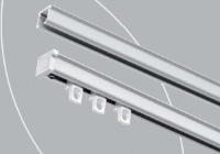 K . S. Tracks Manual Curtain Track Set For Wave Curtains